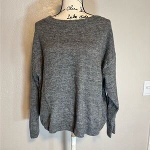 Gray Crew Neck Sweater